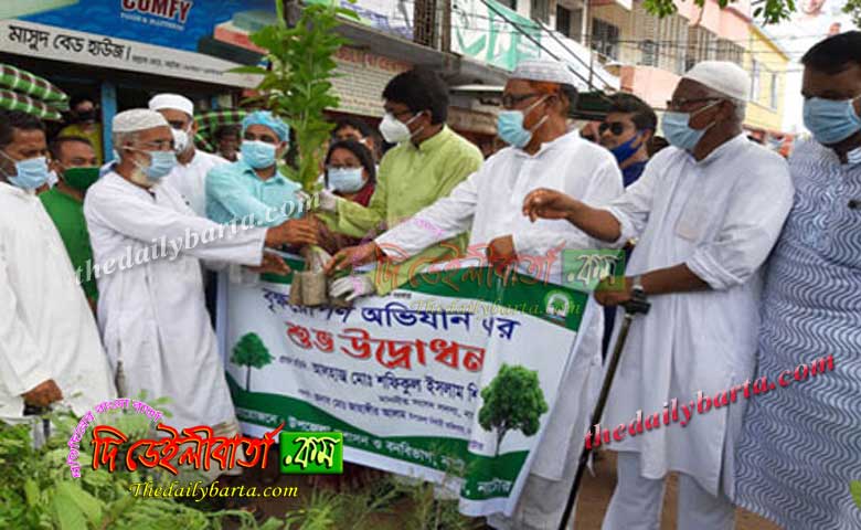 নাটোরে জলবায়ু পরিবর্তনের বিরূপ প্রভাব মোকাবেলায় বৃক্ষরোপন কার্যক্রম