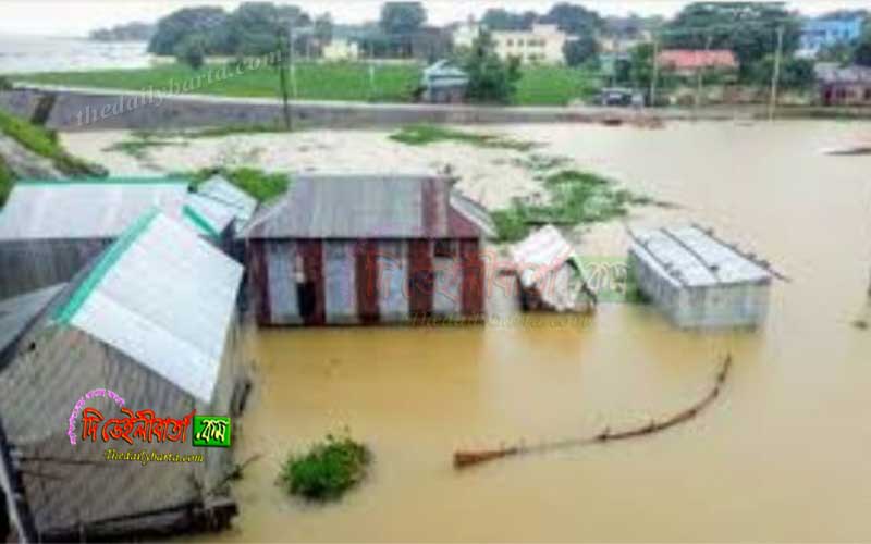 নাটোরে ধেয়ে আসছে তৃতীয় দফা বন্যা